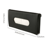 Car Mounted Tissue Box. Fashion Sunshade Style with Pull-Out Tissue Design