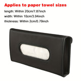 Car Mounted Tissue Box. Fashion Sunshade Style with Pull-Out Tissue Design