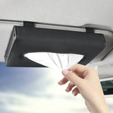 Car Mounted Tissue Box. Fashion Sunshade Style with Pull-Out Tissue Design