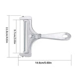 Adjustable Cheese Slicer & Butter Shaver - Multi-Purpose Kitchen Tool