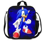 Sonic Kids' School Backpack – Cartoon Design with Zipper Closure & Shoulder Straps