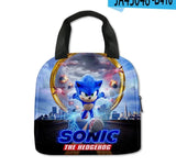Sonic Kids' School Backpack – Cartoon Design with Zipper Closure & Shoulder Straps