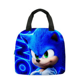 Sonic Kids' School Backpack – Cartoon Design with Zipper Closure & Shoulder Straps