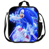 Sonic Kids' School Backpack – Cartoon Design with Zipper Closure & Shoulder Straps