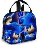 Sonic Kids' School Backpack – Cartoon Design with Zipper Closure & Shoulder Straps