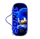 Sonic Kids' School Backpack – Cartoon Design with Zipper Closure & Shoulder Straps