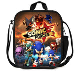 Sonic Kids' School Backpack – Cartoon Design with Zipper Closure & Shoulder Straps