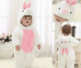 Cozy and Adorable Baby Bunny Costume with Soft Fabric and Easy Wear Design for Halloween