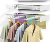 Wall-Mounted Clothes Drying Rack: Space-Saving, Sturdy & Easy to Install for Efficient Drying