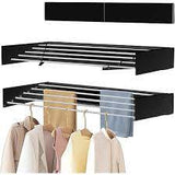 Wall-Mounted Clothes Drying Rack: Space-Saving, Sturdy & Easy to Install for Efficient Drying